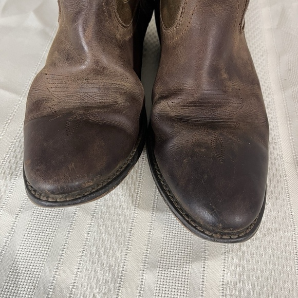 LAREDO Lea Vamp Fox 5742 Women's Brown Leather Cowgirl Western Boot Size 9M - Picture 9 of 12